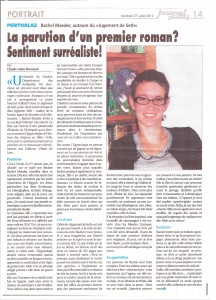 RachelMaederJournalDeCossonay