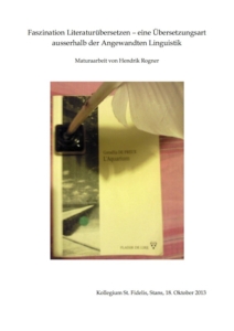La couverture du travail de maturité d'Hendrik Rogner sur "L'Aquarium".