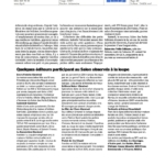 "Petits et fiers de l'être" dans La Tribune de Genève, page 3.