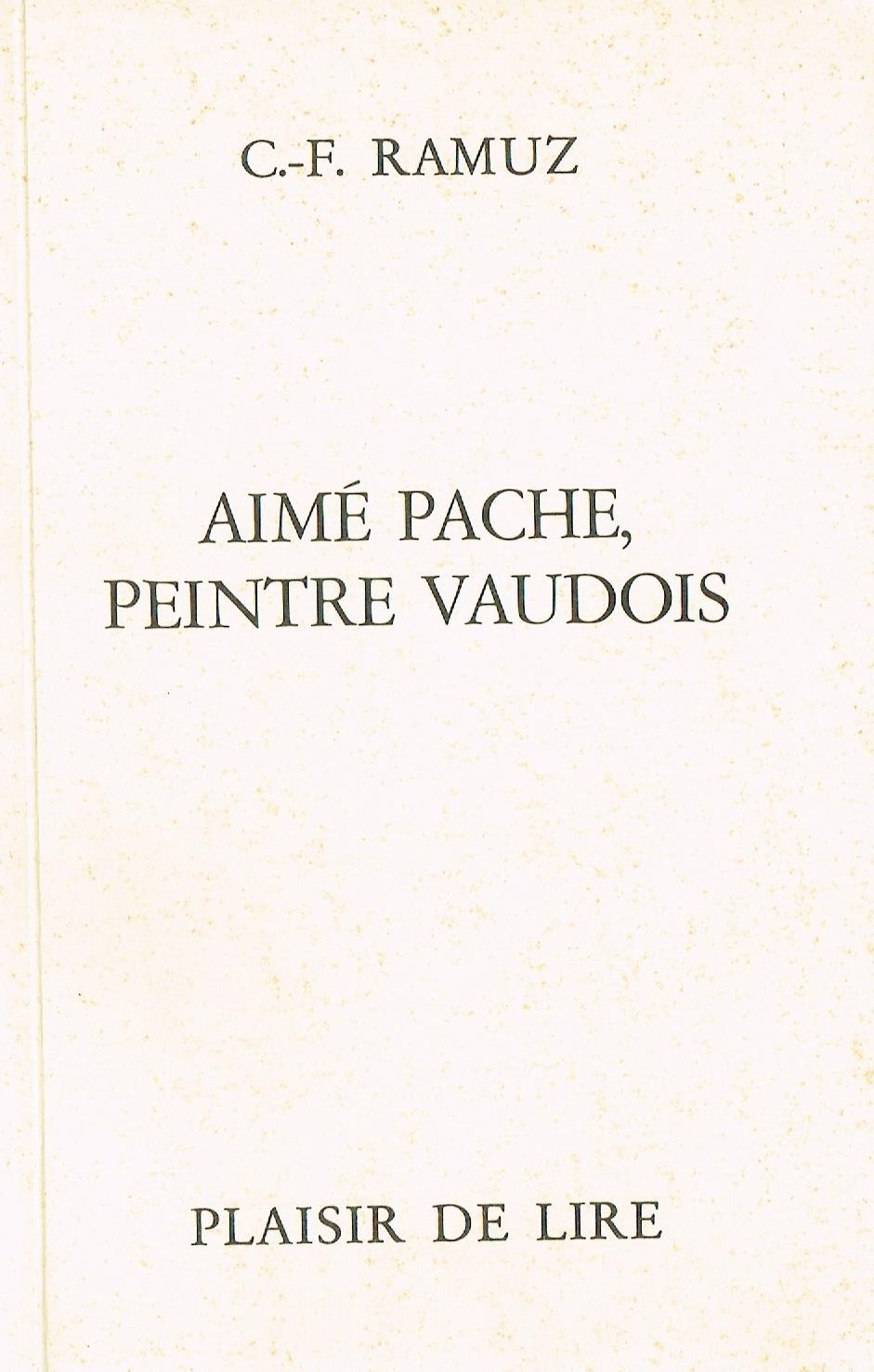 Aimé Pache, peintre Vaudois
