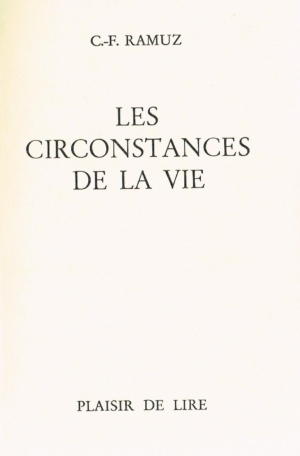 Les circonstances de la vie