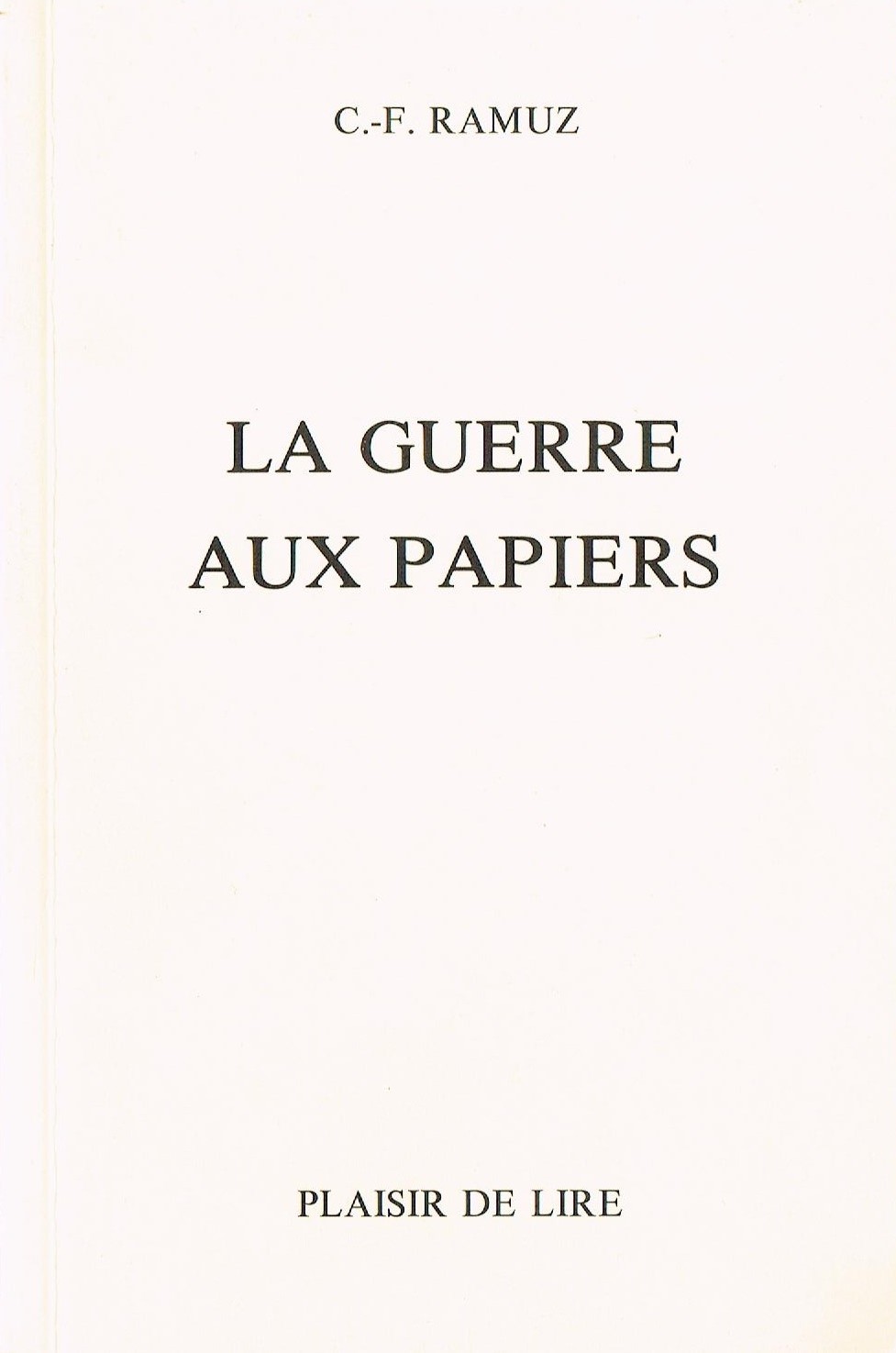 La guerre aux papiers