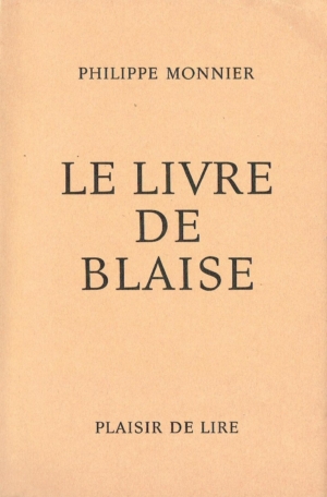Le livre de Blaise